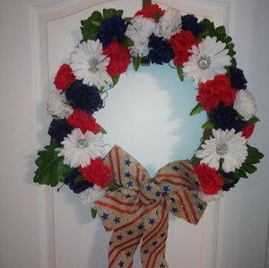 18" Grapevine Silk Flower Wreath